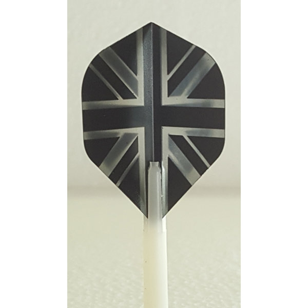 R4X R4X Transparent Black Union Jack Standard Dart Flights