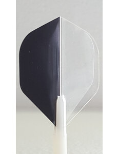 R4X R4X Transparent Black and Clear Standard Dart Flights