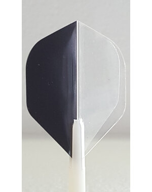 R4X R4X Transparent Black and Clear Standard Dart Flights