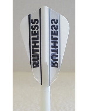 RUTHLESS Ruthless White Fantail Dart Flights