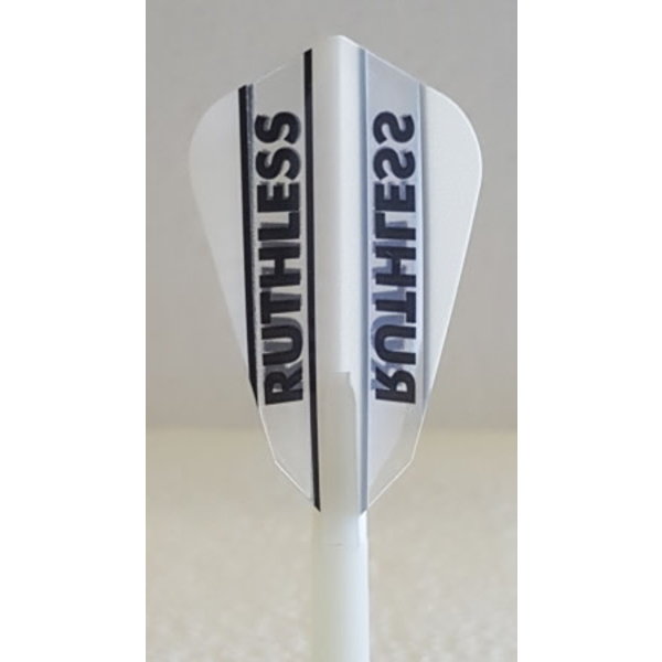 RUTHLESS Ruthless White Fantail Dart Flights