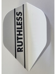 RUTHLESS Ruthless Striped Solid White Standard Dart Flights