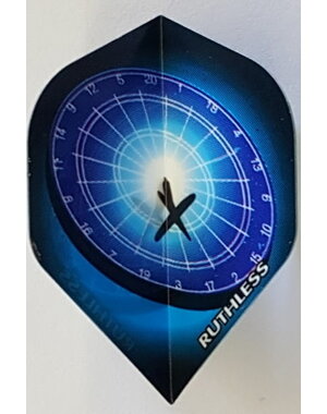 RUTHLESS Ruthless Blue Dart Board Standard Dart Flights