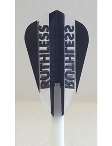 RUTHLESS Ruthless Black Fantail Dart Flights