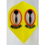 RUTHLESS Ruthless Yellow Dual Darts Standard Dart Flights