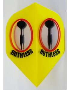 RUTHLESS Ruthless Yellow Dual Darts Standard Dart Flights