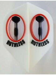 RUTHLESS Ruthless White Dual Darts Standard Dart Flights