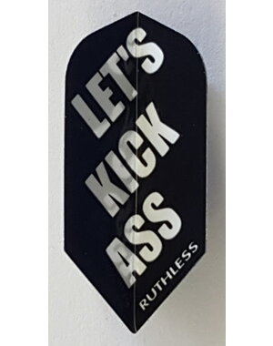 RUTHLESS Ruthless Let's Kick A$$ Slim Shape Dart Flights