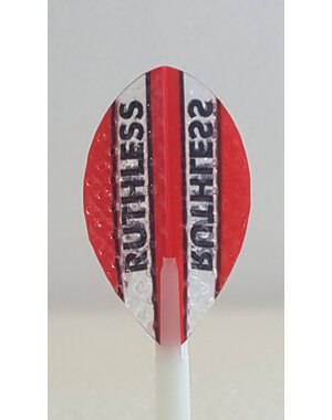 RUTHLESS Ruthless Red Dimplex Pear Dart Flights