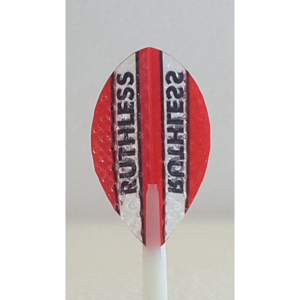 RUTHLESS Ruthless Red Dimplex Pear Dart Flights