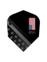 Viper Darts Viper V-100 American Flag USA Monochrome Standard Dart Flights