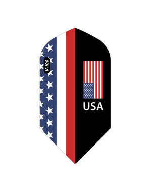 Viper Darts Viper V-100 American Flag USA Slim Dart Flights