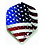 Viper Darts American Flag Standard GLD Dimplex Dart Flights