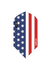 Viper Darts Viper V-100 American Flag Metallic Vertical Dimplex Slim Dart Flights