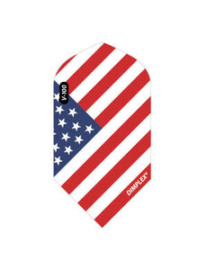 Viper Darts Viper V-100 American Flag Angled Dimplex Slim Dart Flights