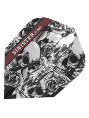 Viper Darts Viper Sinister Dart Flights V-100 Series Black Standard Dart Flights