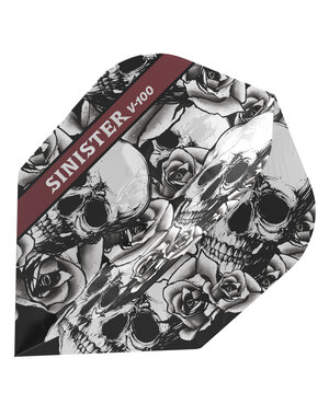Viper Darts Viper Sinister Dart Flights V-100 Series Black Standard Dart Flights