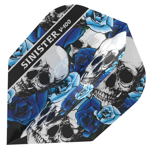 Viper Darts Viper Sinister Dart Flights V-100 Series Blue Standard Dart Flights
