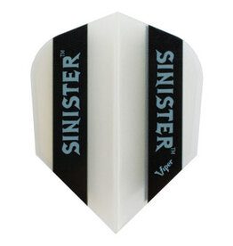 Viper Darts Clear Standard Sinister with Black Stripe Dart Flights