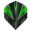 Winmau Darts Winmau Prism Alpha Black and Green 3 Standard Dart Flights