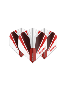 Winmau Darts Winmau Prism Alpha White and Red 32 Standard Dart Flights