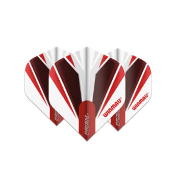 Winmau Darts Winmau Prism Alpha White and Red 32 Standard Dart Flights