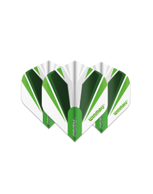 Winmau Darts Winmau Prism Alpha White and Green 31 Standard Dart Flights