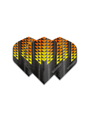 Winmau Darts Winmau Prism Alpha 175 Black and Orange Standard Dart Flights