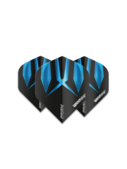 Winmau Darts Winmau Prism Alpha Black and Blue 173 Standard Dart Flights