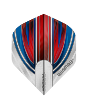 Winmau Darts Winmau Prism Alpha Red and White 14 Standard Dart Flights