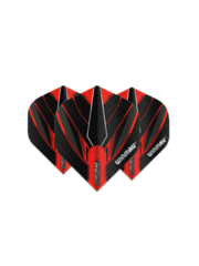 Winmau Darts Winmau Prism Alpha Black and Red 30 Standard Dart Flights