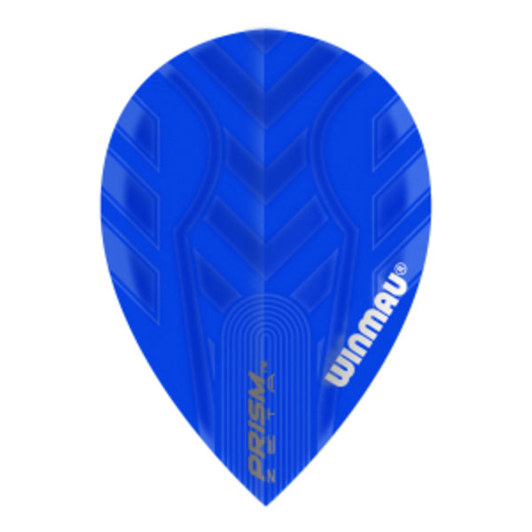 Winmau Darts Winmau Prism Zeta Blue 600 Pear Dart Flights