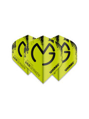 Winmau Darts Winmau Mega MVG Green and Black 232 Dart Flights