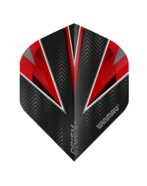 Winmau Darts Winmau Prism Alpha Black and Red 28 Standard Dart Flights