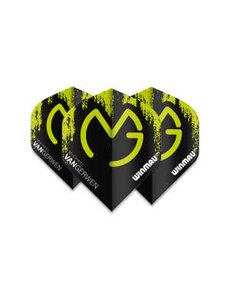 Winmau Darts Winmau Mega MVG Black and Green 234 Dart Flights