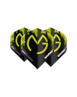 Winmau Darts Winmau Mega MVG Black and Green 234 Dart Flights