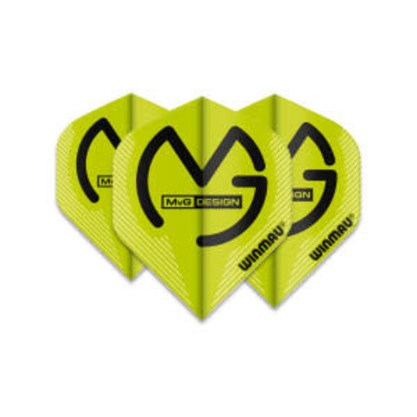 Winmau Darts Winmau Mega MVG Green 233 Dart Flights