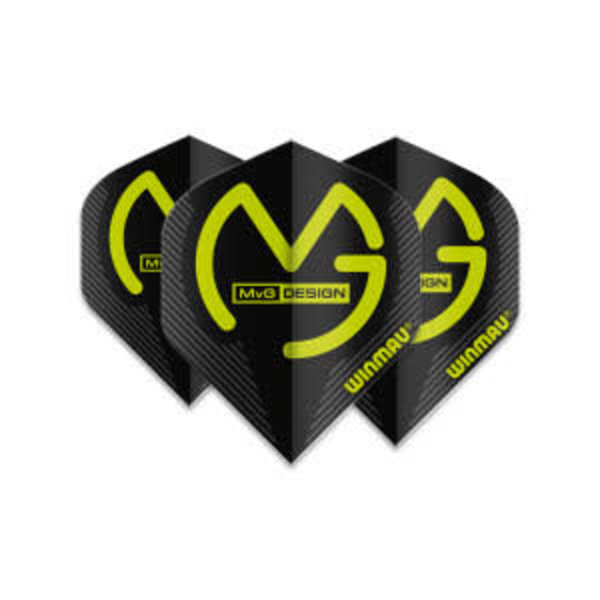 Winmau Darts Winmau Mega MVG Black 231 Dart Flights