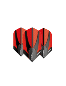 Winmau Darts Winmau Prism Alpha Red and Black 163 Slim Dart Flights