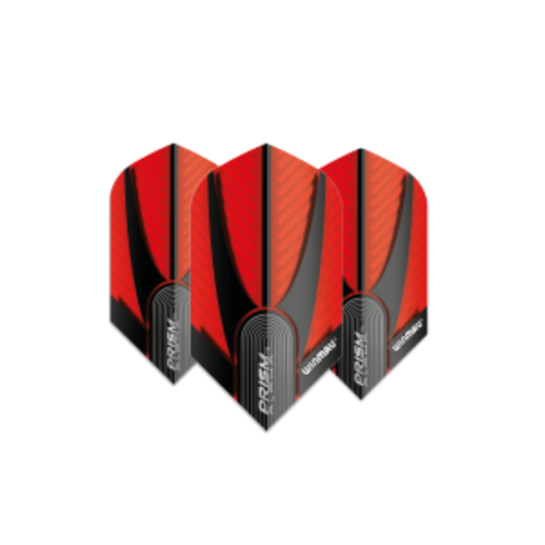 Winmau Darts Winmau Prism Alpha Red and Black 163 Slim Dart Flights