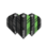 Winmau Darts Winmau Rhino Black and Green 193 Dart Flights