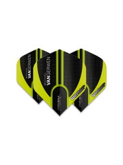 Winmau Darts Winmau Prism Alpha MVG Green and Black 144 Dart Flights