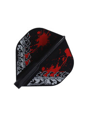 COSMO DARTS Cosmo Fit Flight Joe Chaney v1 Dark Black Standard Dart Flights