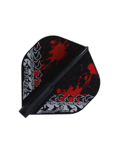 COSMO DARTS Cosmo Fit Flight Joe Chaney v1 Dark Black Standard Dart Flights