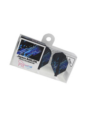 COSMO DARTS Cosmo Fit Flight Jason Barlow v3 Dark Black Shape Dart Flights