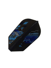 COSMO DARTS Cosmo Fit Flight Jason Barlow v3 Dark Black Slim Dart Flights