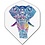 Designa Designa Multi Color Elephant No2 Dart Flights