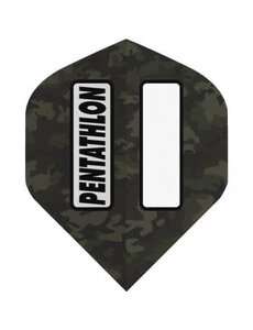 PENTATHLON Pentathlon Green Camo No2 Dart Flights