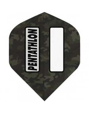 PENTATHLON Pentathlon Green Camo No2 Dart Flights