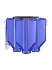 Target Darts 8 Flight 8Case Clear Blue Flight Case